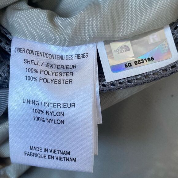 North Face crossbody bag logo Embroidered Red Stitching OS Hiking Shopping Light - Picture 3 of 10